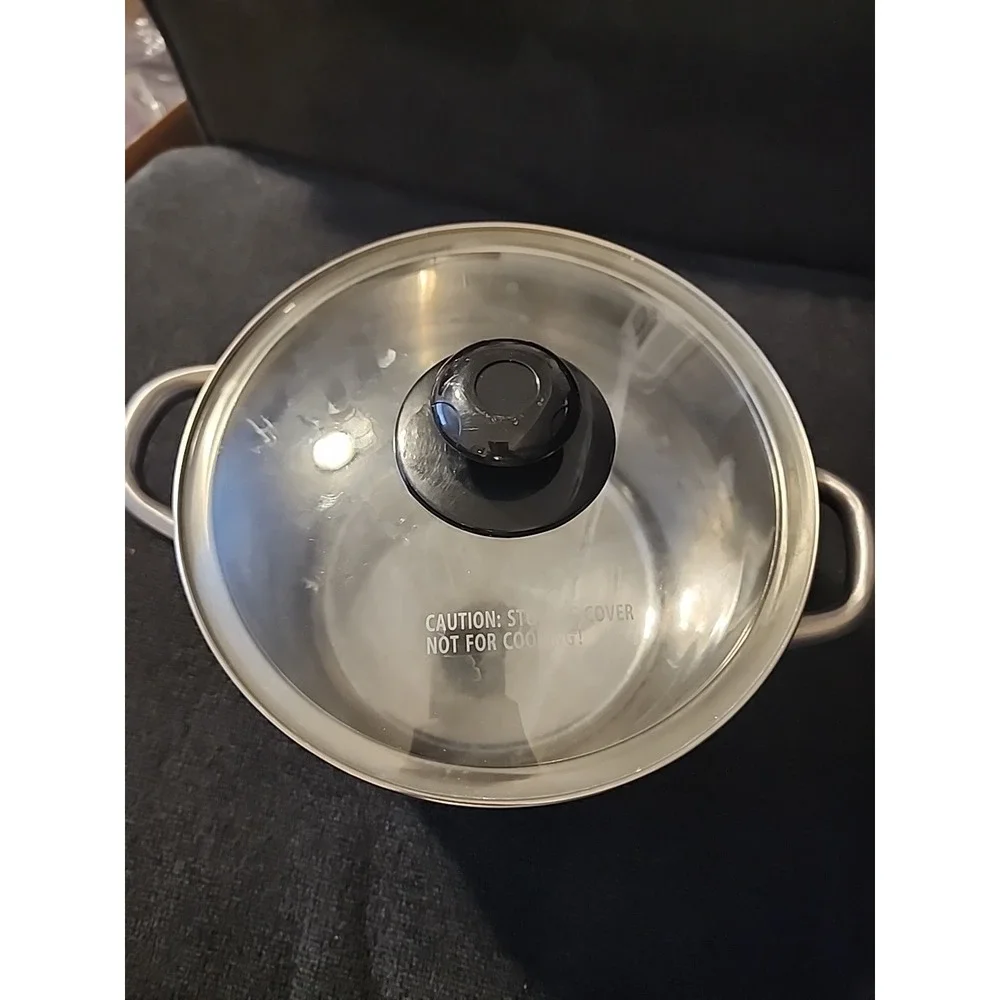 IKEA Cookware Stainless 2.5‎ Qt Saucepan Measuring Mini Stock Pot Fry Pan & Lid